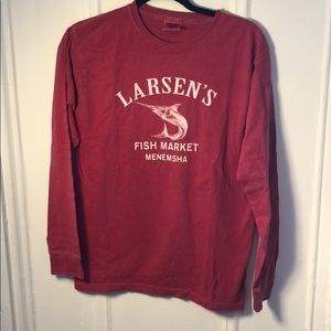 Long sleeve Larsen fish market shirt